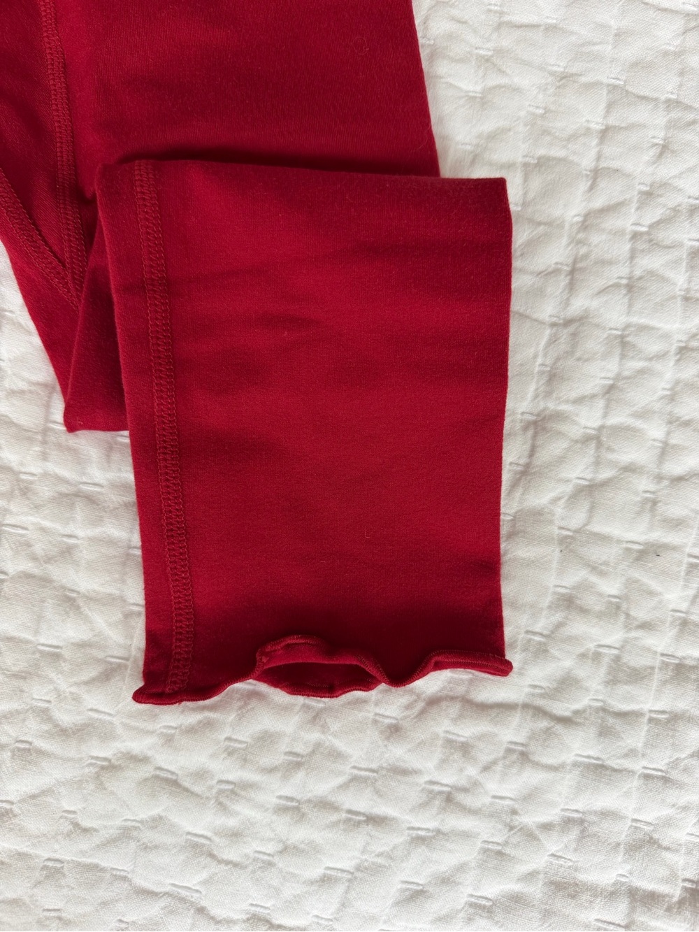 PARKE x SET Active Scallop Hem Crop Tank and Leggings - Picture 4 of 4